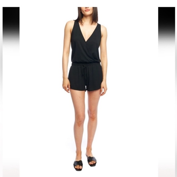 LBLC The Label-  The Lauren Romper Black Size S - Picture 3 of 10